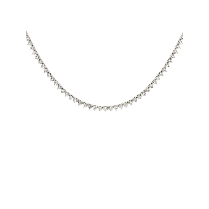 5.08ct 18K Gold Jenny Tennis Necklace