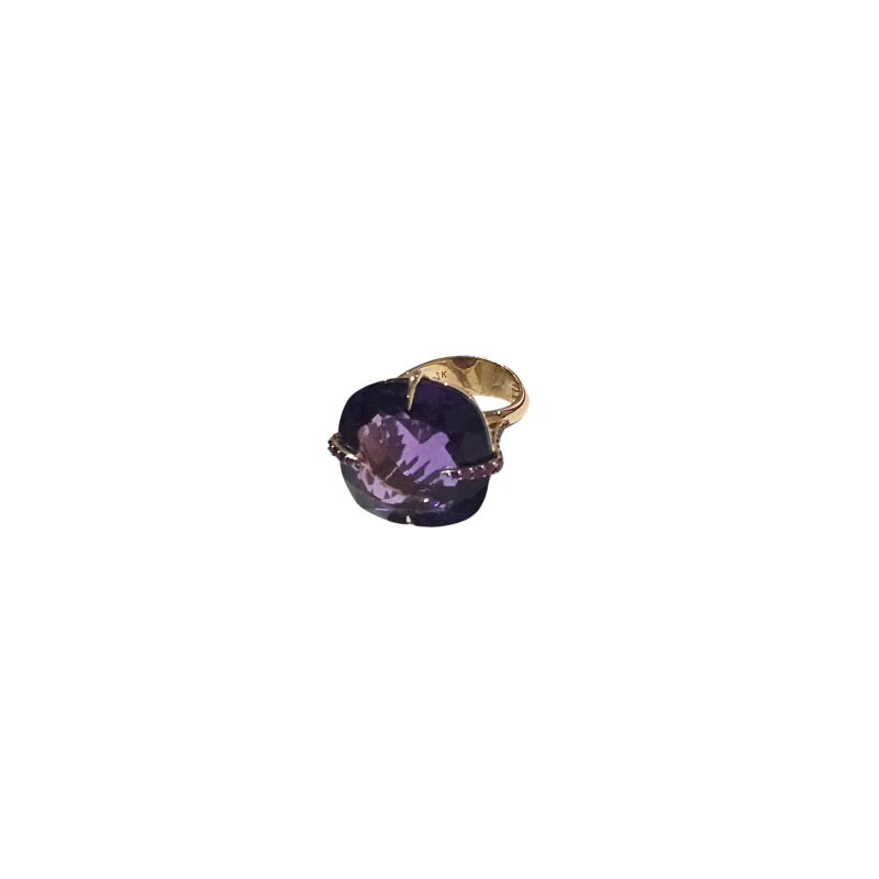 Tanzanite Diamonds 18K Gold Ring