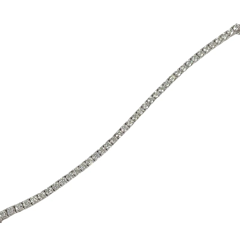 8.38ct Diamond 18K Gold Tennis Bracelet