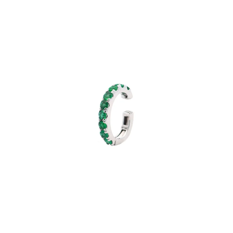 0.56ct Emerald 14K Gold Ear Cuff