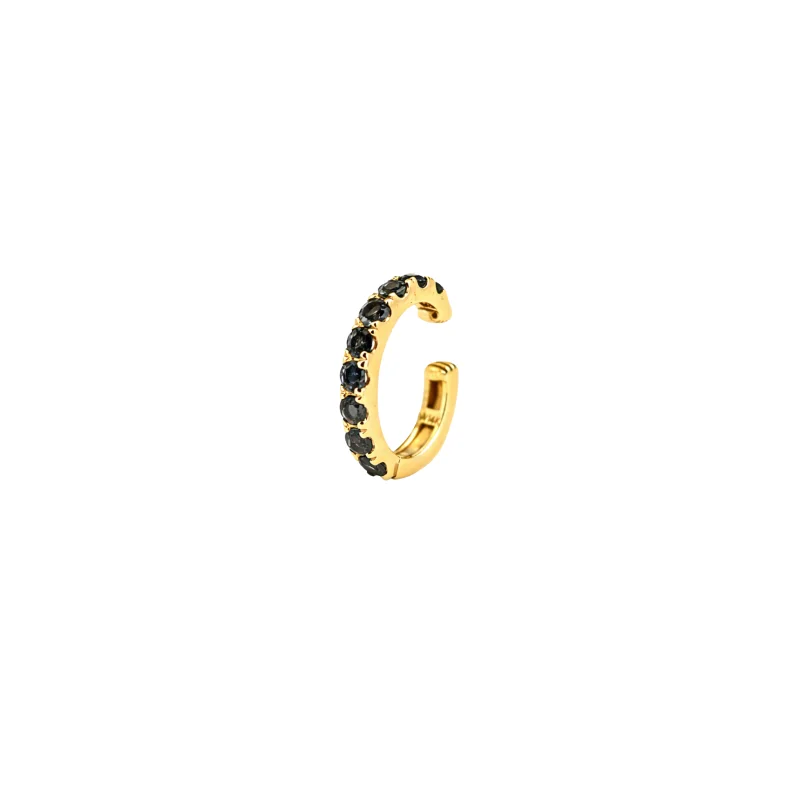 0.33ct Black Diamond 18K Ear Cuff