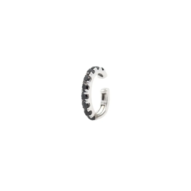 0.50ct Black Diamond 18K Gold Ear Cuff