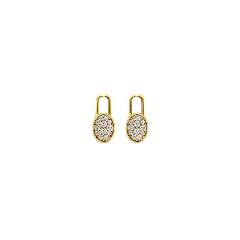 0.41ct Diamond 14K Gold Drop Earrings