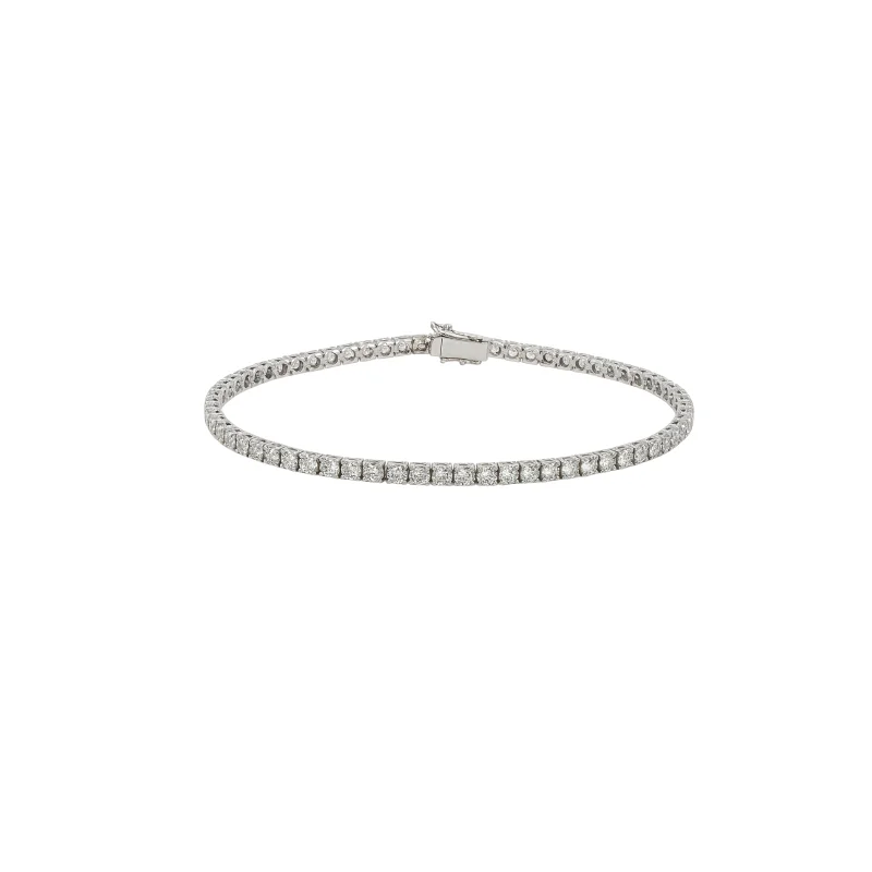5.50ct Diamond 14K Gold Tennis Bracelet