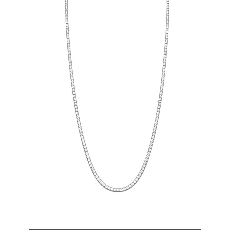 14.40ct Diamond 18K Gold Long Tennis Necklace