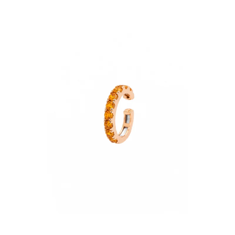 0.50ct Yellow Sapphire 18K Gold Ear cuff
