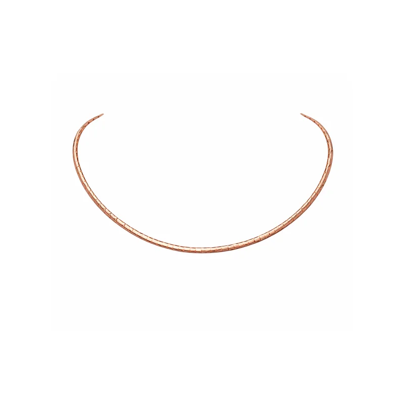 14K Gold Link Chain Choker Necklace