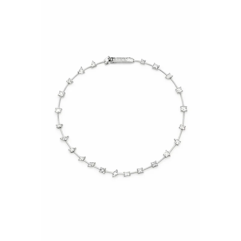 1.64ct Diamond 18K Gold Multi Shape Link Tennis Bracelet