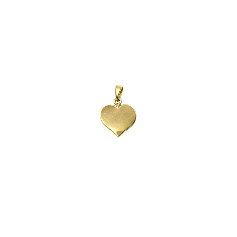 14K Gold Heart Pendant