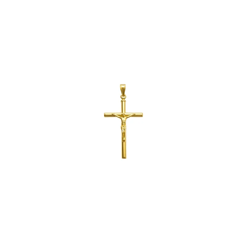 14K Gold Medium Cross Pendant