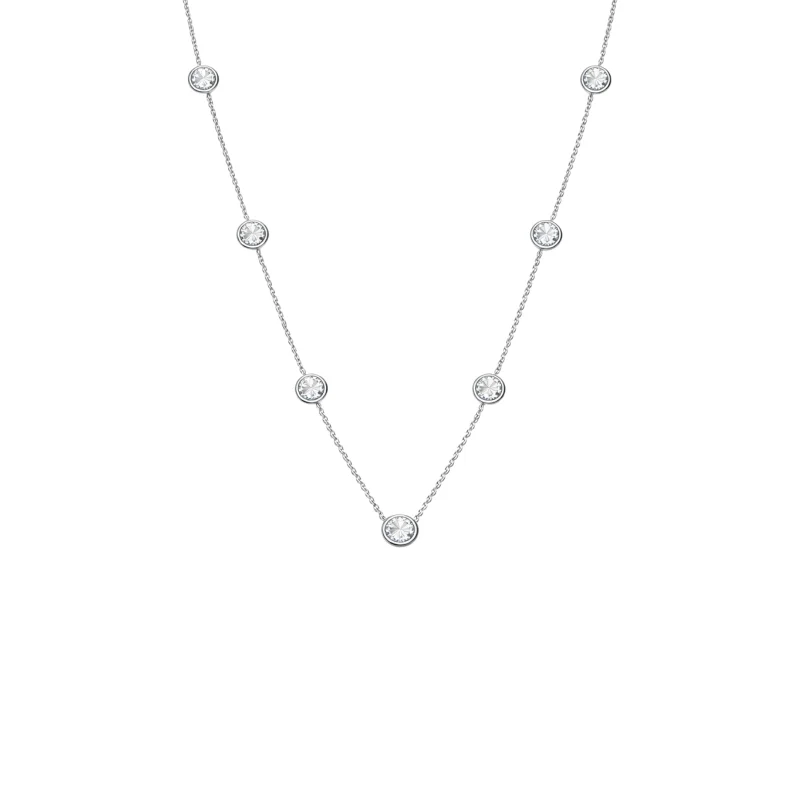 1.65ct Diamond 18K Gold By the Yard Necklace