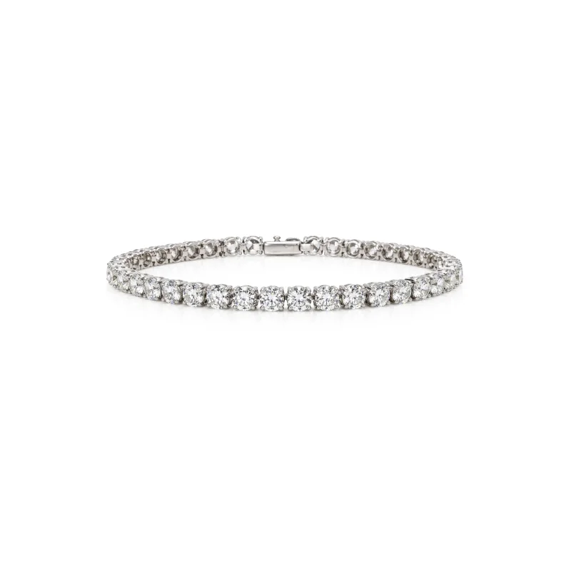 12.33ct Diamond 14K Gold Classic Tennis Bracelet