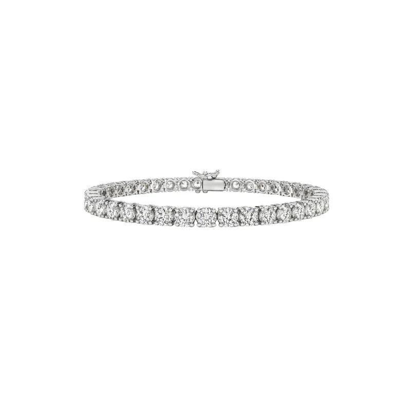 16.88ct Diamond 18K Gold Classic Tennis Bracelet