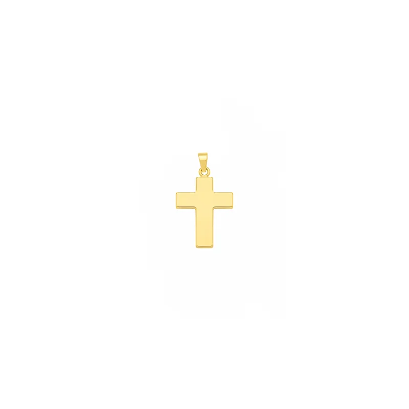14K Gold Cross Pendant