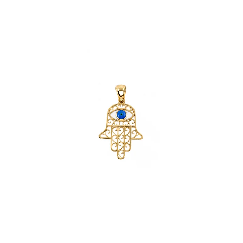 14K Yellow Gold Hansa Pendant