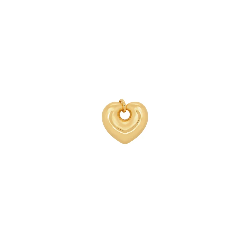 14K Yellow Gold Heart Pendant