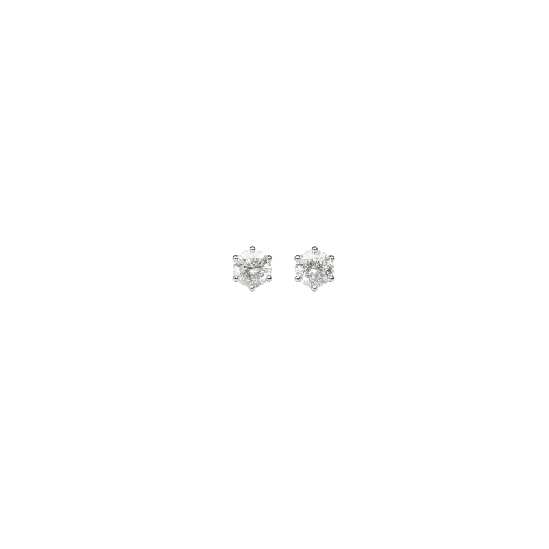 0.92ct Diamond 18K Gold Stud Earrings