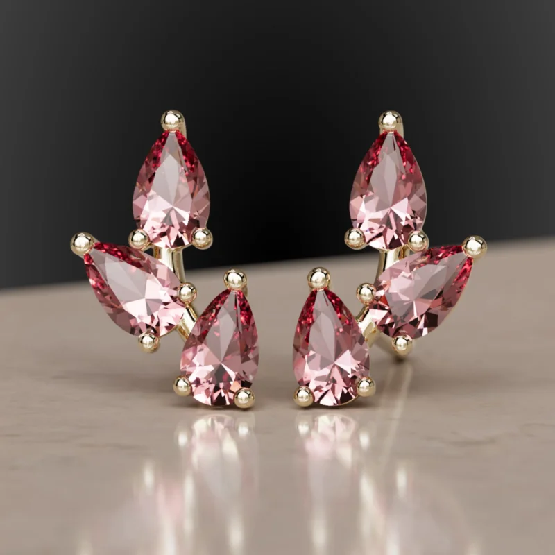Vinea Studs, Tourmaline