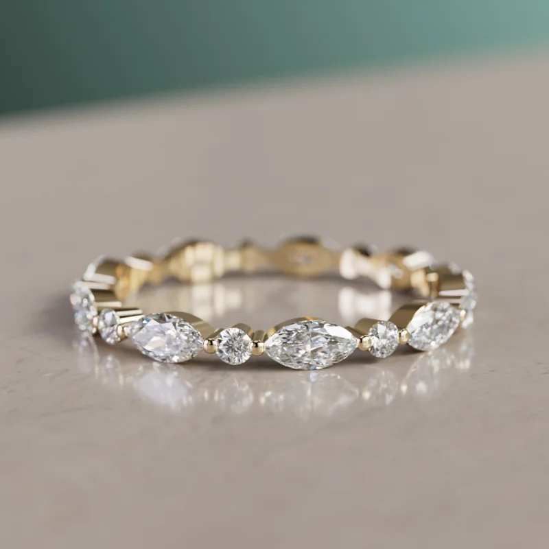 Zadie Marquise Diamond Eternity Band