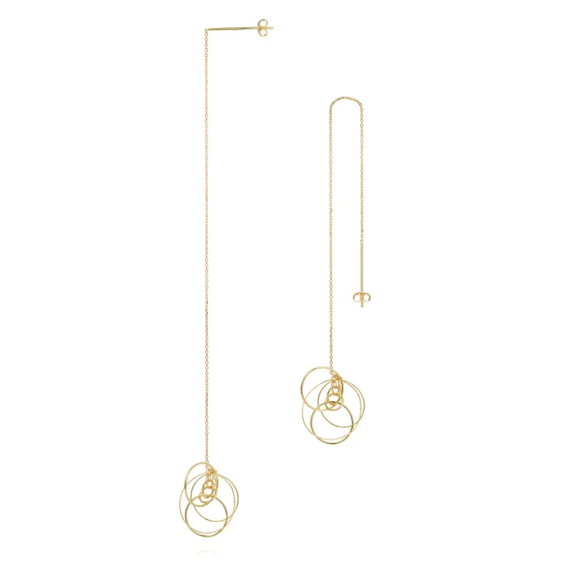 Sale Bubble Clusters Thread Through Earrings