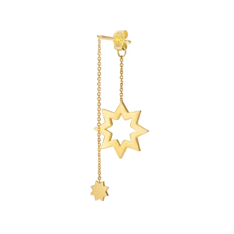 Single Reach For The Stars Front to Back Earring