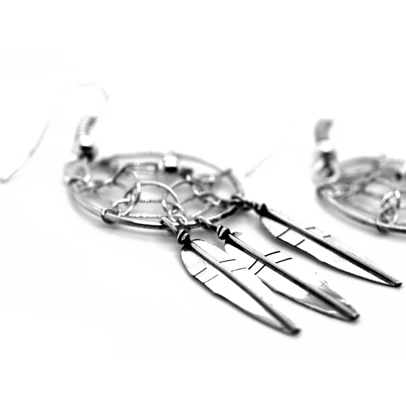 Stunning Zuni Dreamcatcher Earrings