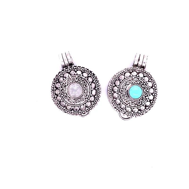 Stone Poison Locket Moonstone