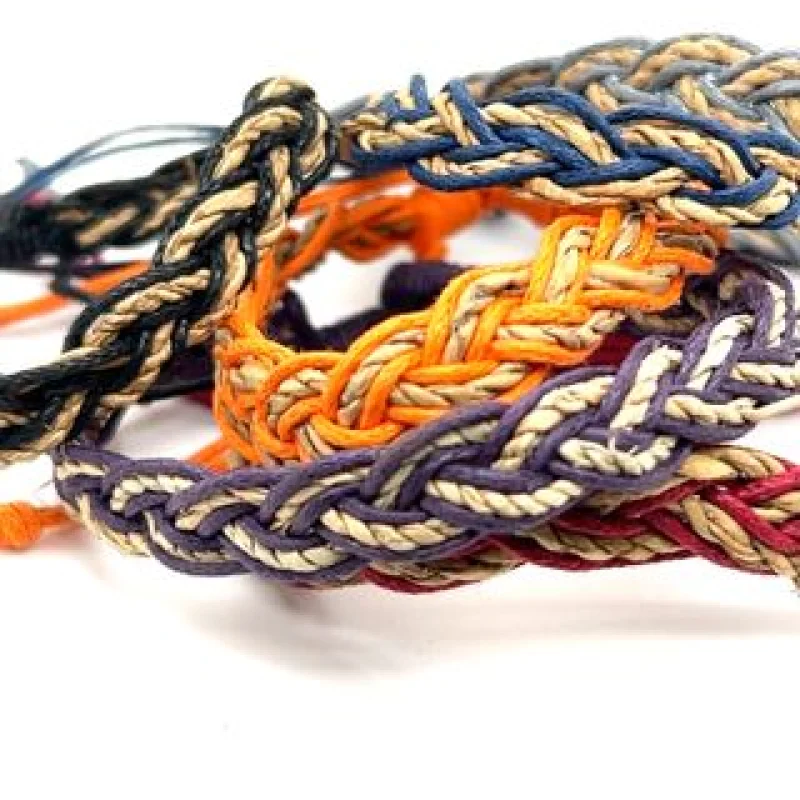 Colorful Braided Bracelet Red