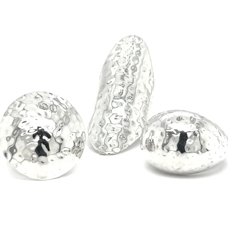 Statement Hammered Rings
