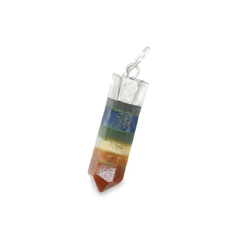 Chakra Crystal Point Pendant