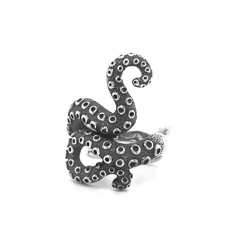 Statement Octopus Tentacle Ring