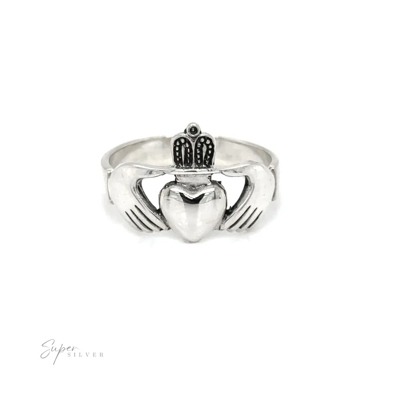 Thick Claddagh Ring