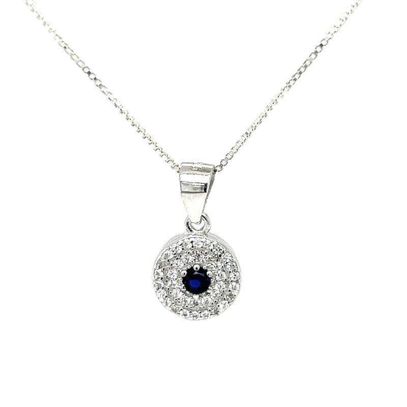CZ Evil Eye Charm