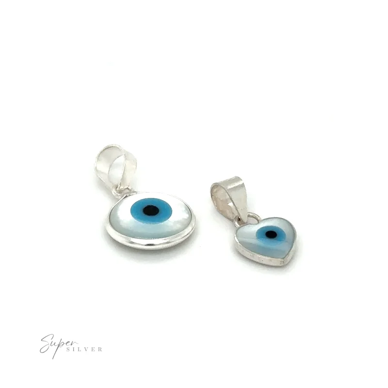 Mother of Pearl Evil Eye Charms