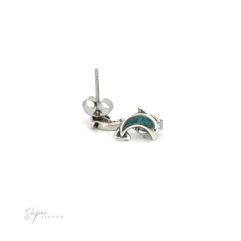 Turquoise Dolphin Studs