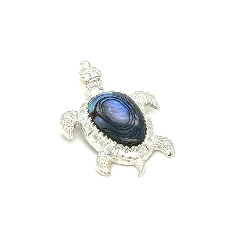 Turtle Pendant with Abalone Shell