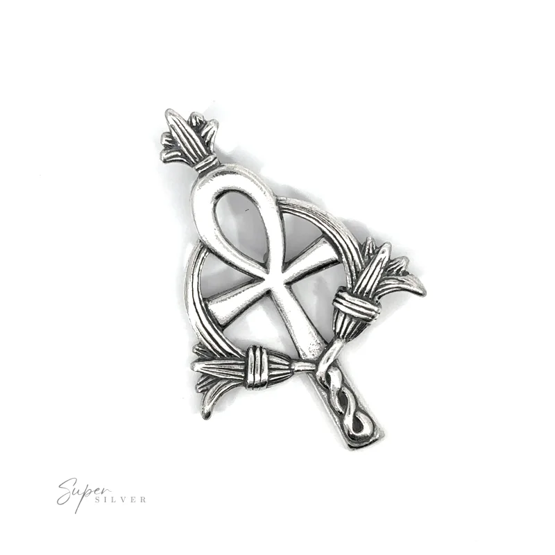 Embellished Ankh Pendant