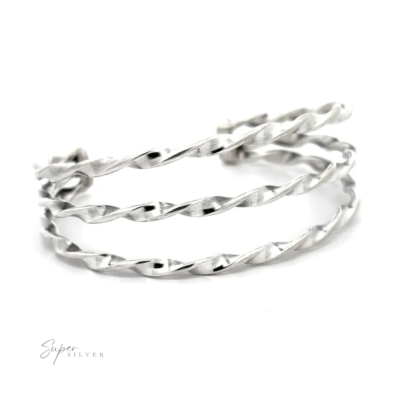 Native American Handmade Triple Twist Cuff