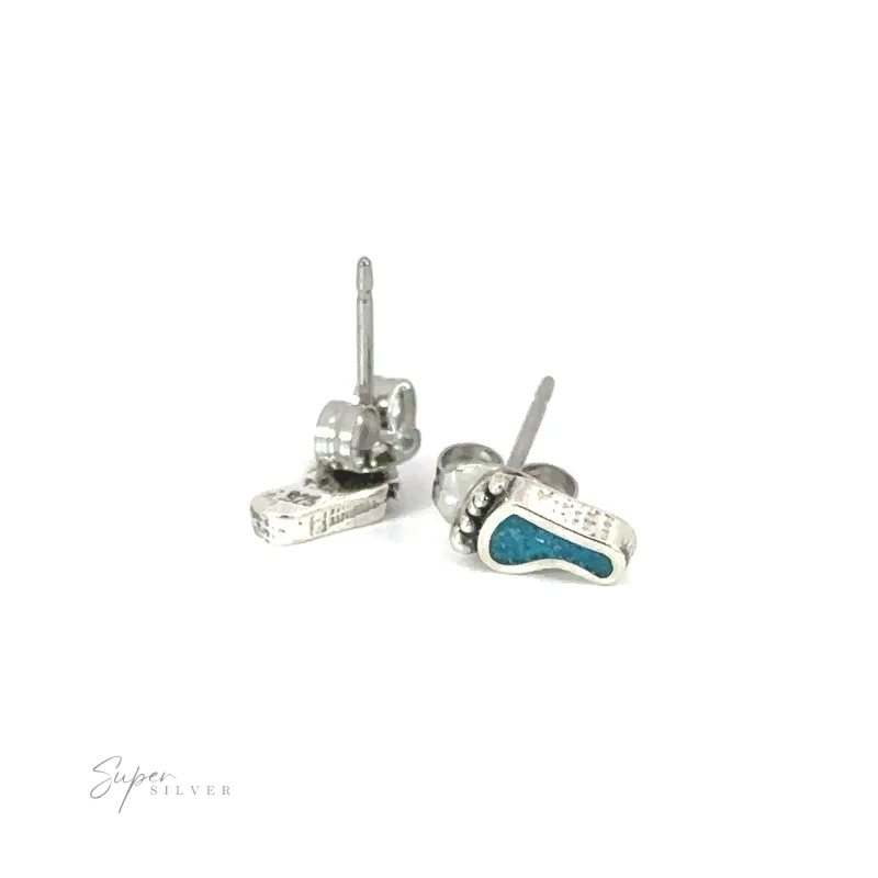 Turquoise Feet Studs