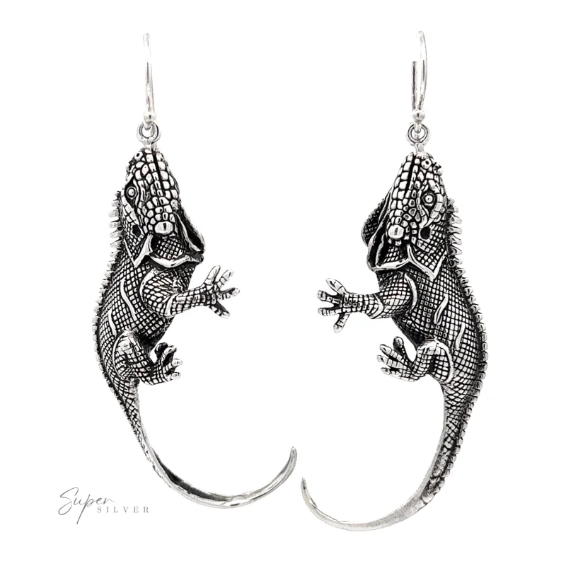 Statement Iguana Earrings