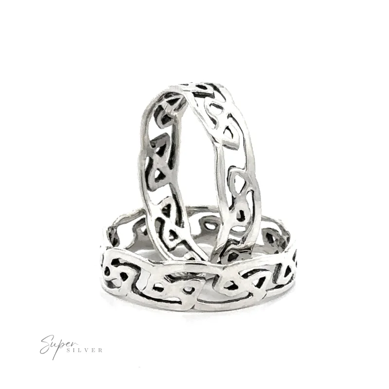 Wavy Celtic Knot Ring