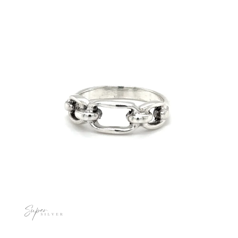 Thick Chain Link Ring