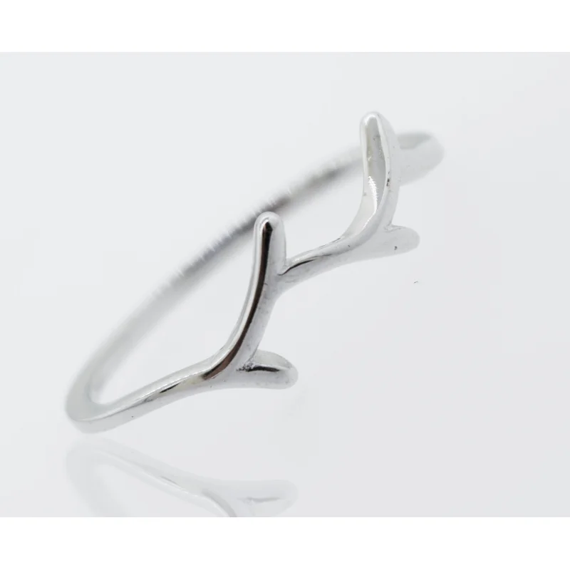 Tree Branch Silver Ring
