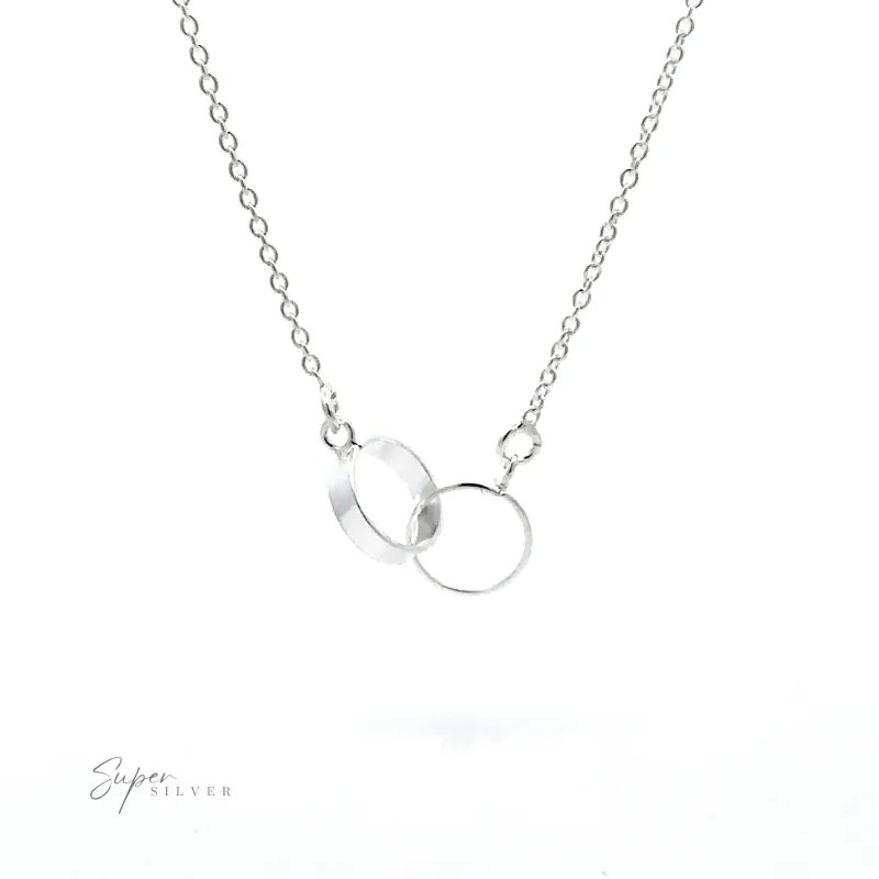 Double Circle Necklace