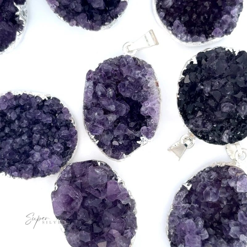 Amethyst Geode Pendant