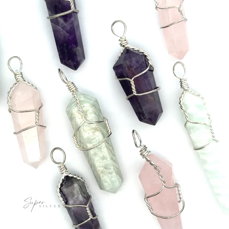 Wire-Wrapped Stone Pendant