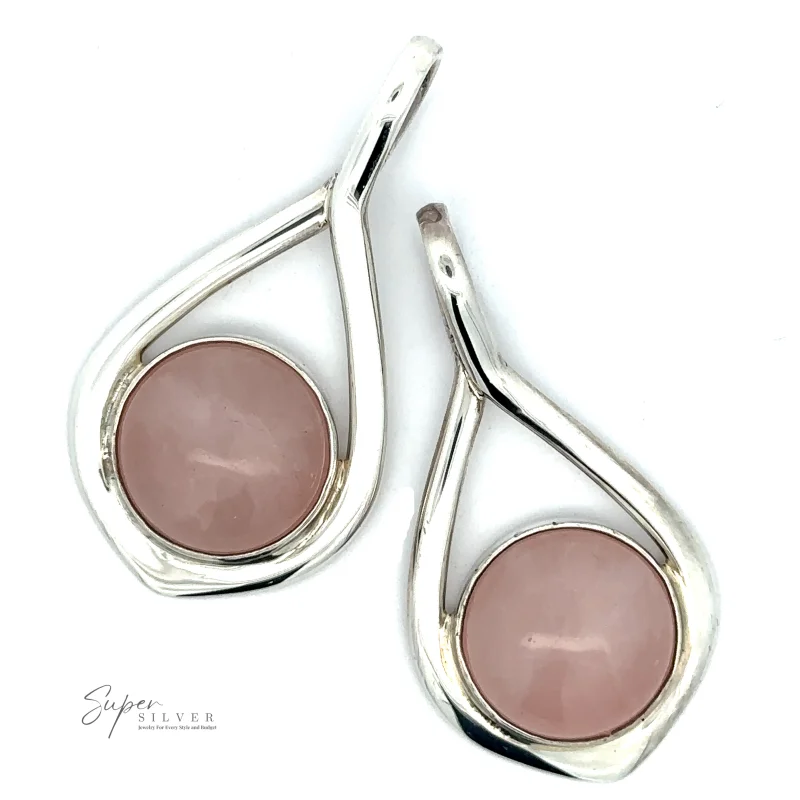 Rose Quartz Teardrop Pendant