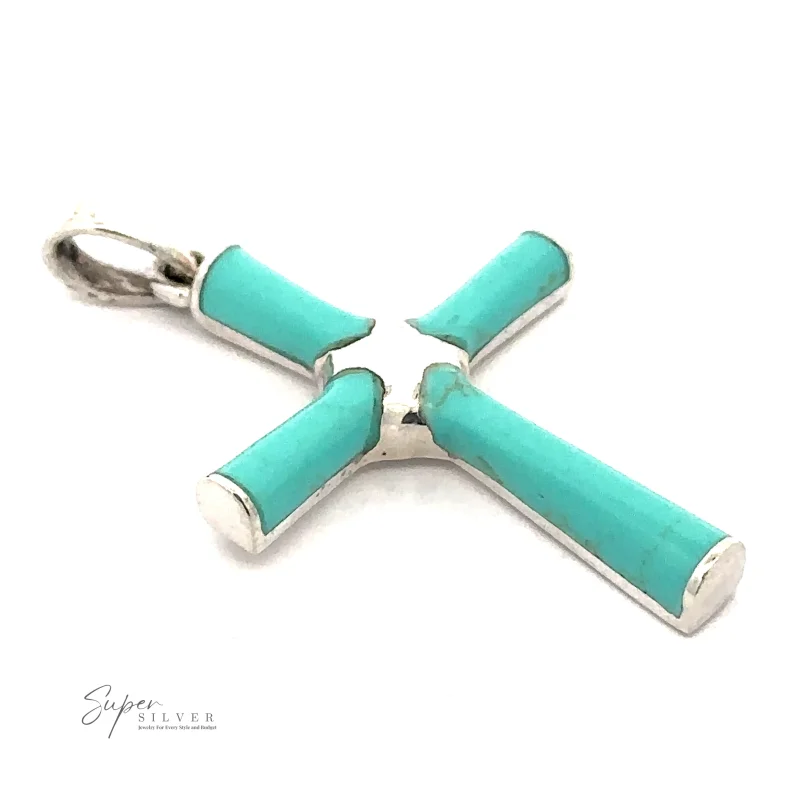 Turquoise Cross Pendant