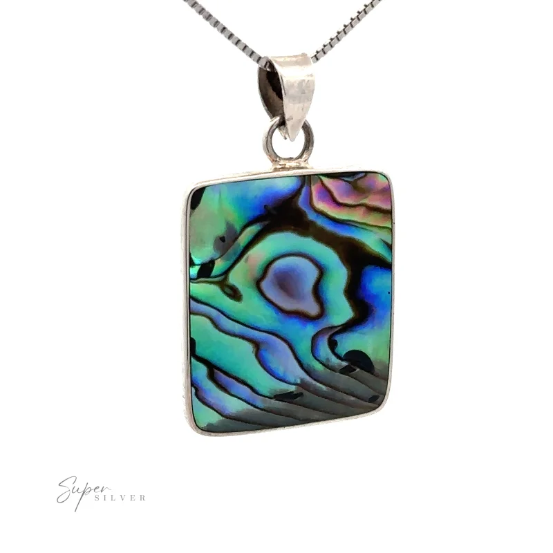 Square Abalone Pendant