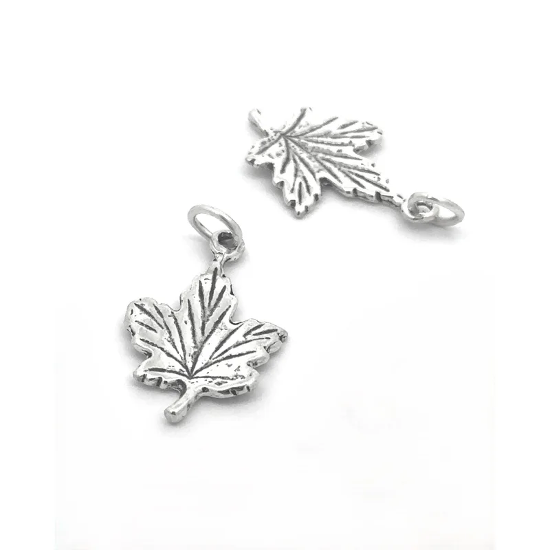 Tiny Maple Leaf Charm